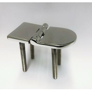 Flush Hinge four thread stud 40x70mm