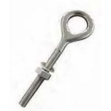 Welded Eye Bolts 6mm (Thread 6mm,Thread Length 65mm,Overal Length 90mm)