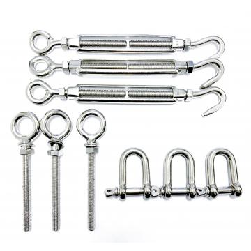 Stainless Steel Shade Sail KIT 3(1) - M10