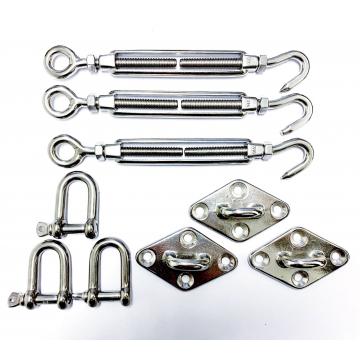 Stainless Steel Shade Sail KIT 3(2) - M10