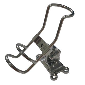 Single Adjustable Deck Mount Rod Holder