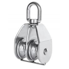 Block Double Sheave Swivel eye 25mm